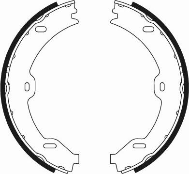 Motaquip LVBS804 - Комплект спирачна челюст, ръчна спирачка vvparts.bg