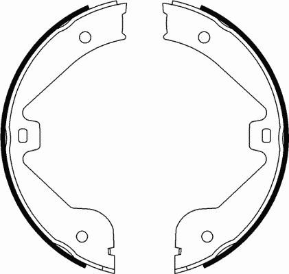 Motaquip LVBS794 - Комплект спирачна челюст, ръчна спирачка vvparts.bg