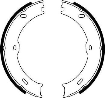 Motaquip LVBS798 - Комплект спирачна челюст, ръчна спирачка vvparts.bg