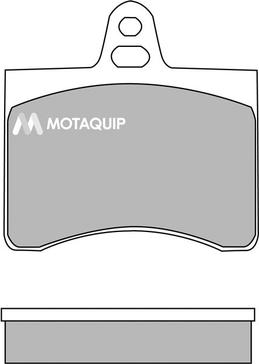 Motaquip LVXL994 - Комплект спирачно феродо, дискови спирачки vvparts.bg