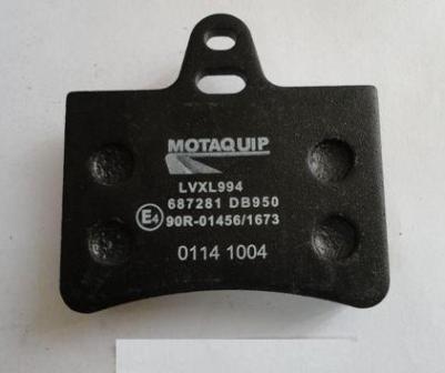 Motaquip LVXL994 - Комплект спирачно феродо, дискови спирачки vvparts.bg