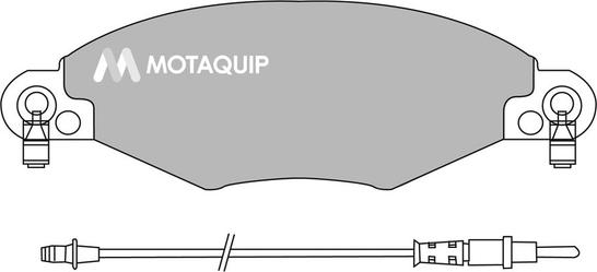 Motaquip LVXL993 - Комплект спирачно феродо, дискови спирачки vvparts.bg