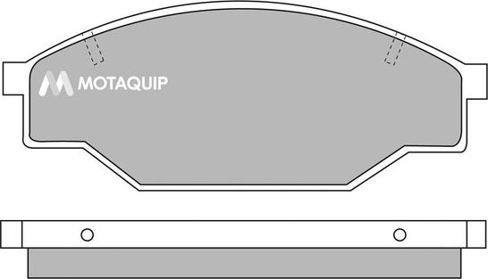 Motaquip LVXL457 - Комплект спирачно феродо, дискови спирачки vvparts.bg