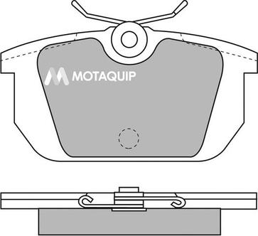 Motaquip LVXL464 - Комплект спирачно феродо, дискови спирачки vvparts.bg