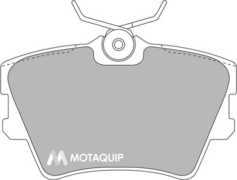 Motaquip LVXL470 - Комплект спирачно феродо, дискови спирачки vvparts.bg