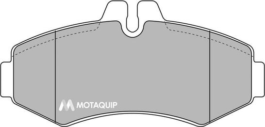 Motaquip LVXL553 - Комплект спирачно феродо, дискови спирачки vvparts.bg