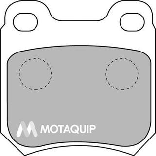 Motaquip LVXL502 - Комплект спирачно феродо, дискови спирачки vvparts.bg