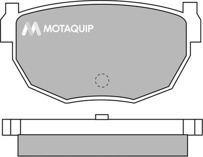 Motaquip LVXL524 - Комплект спирачно феродо, дискови спирачки vvparts.bg