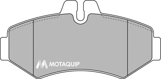 Motaquip LVXL521 - Комплект спирачно феродо, дискови спирачки vvparts.bg
