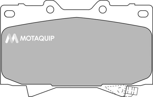 Motaquip LVXL570 - Комплект спирачно феродо, дискови спирачки vvparts.bg