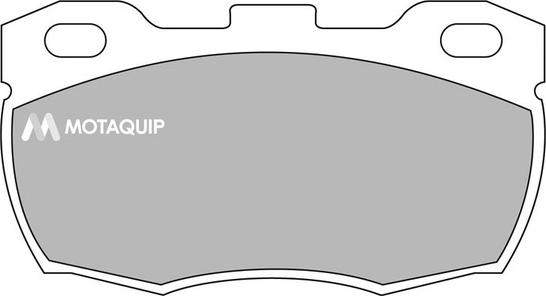 Motaquip LVXL578 - Комплект спирачно феродо, дискови спирачки vvparts.bg