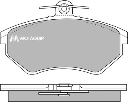 Motaquip LVXL690 - Комплект спирачно феродо, дискови спирачки vvparts.bg