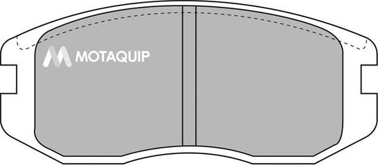 Motaquip LVXL660 - Комплект спирачно феродо, дискови спирачки vvparts.bg