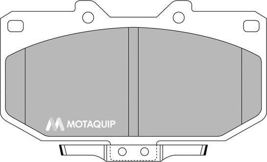 Motaquip LVXL610 - Комплект спирачно феродо, дискови спирачки vvparts.bg