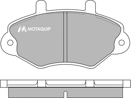 Motaquip LVXL625 - Комплект спирачно феродо, дискови спирачки vvparts.bg