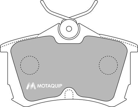 Motaquip LVXL620 - Комплект спирачно феродо, дискови спирачки vvparts.bg