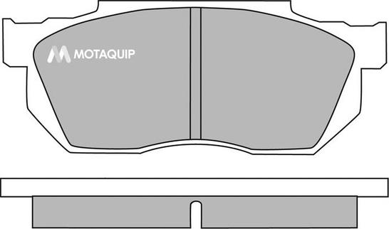 Motaquip LVXL678 - Комплект спирачно феродо, дискови спирачки vvparts.bg