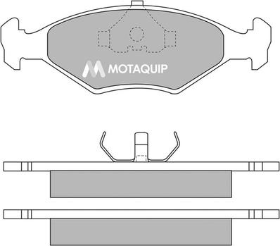 Motaquip LVXL198 - Комплект спирачно феродо, дискови спирачки vvparts.bg