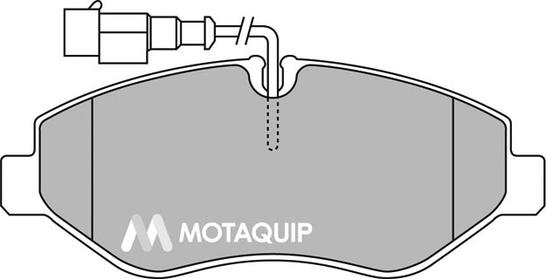 Motaquip LVXL1434 - Комплект спирачно феродо, дискови спирачки vvparts.bg