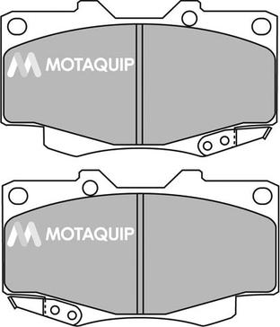 Motaquip LVXL1430 - Комплект спирачно феродо, дискови спирачки vvparts.bg