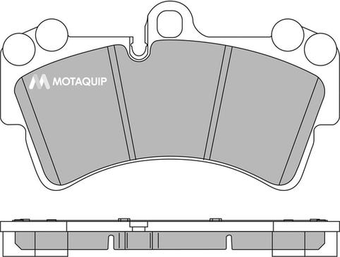 Motaquip LVXL1429 - Комплект спирачно феродо, дискови спирачки vvparts.bg