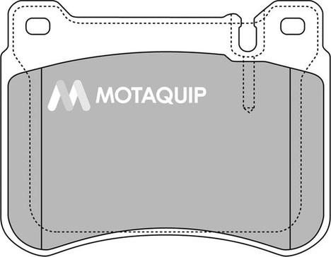 Motaquip LVXL1426 - Комплект спирачно феродо, дискови спирачки vvparts.bg