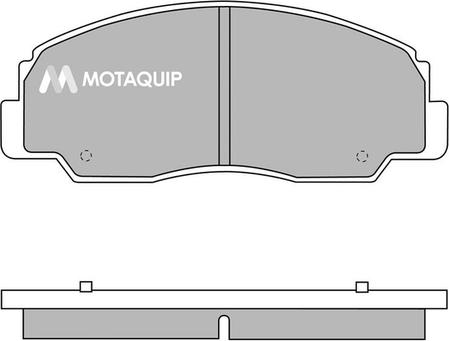 Motaquip LVXL147 - Комплект спирачно феродо, дискови спирачки vvparts.bg