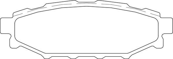 Motaquip LVXL1646 - Комплект спирачно феродо, дискови спирачки vvparts.bg