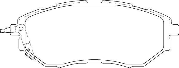 Motaquip LVXL1647 - Комплект спирачно феродо, дискови спирачки vvparts.bg