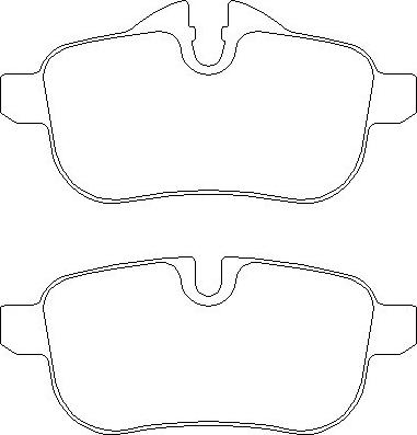 Motaquip LVXL1663 - Комплект спирачно феродо, дискови спирачки vvparts.bg