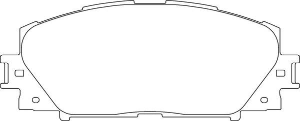 Motaquip LVXL1634 - Комплект спирачно феродо, дискови спирачки vvparts.bg