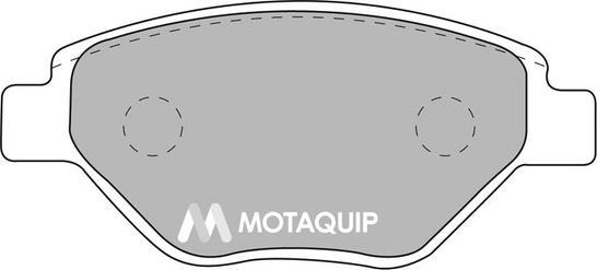 Motaquip LVXL1095 - Комплект спирачно феродо, дискови спирачки vvparts.bg