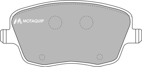 Motaquip LVXL1098 - Комплект спирачно феродо, дискови спирачки vvparts.bg