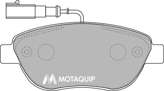 Motaquip LVXL1040 - Комплект спирачно феродо, дискови спирачки vvparts.bg