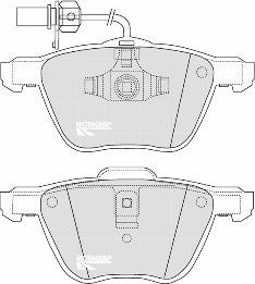 Motaquip LVXL1043 - Комплект спирачно феродо, дискови спирачки vvparts.bg