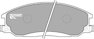 Motaquip LVXL1054 - Комплект спирачно феродо, дискови спирачки vvparts.bg