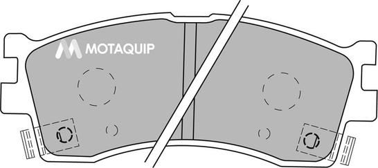 Motaquip LVXL1056 - Комплект спирачно феродо, дискови спирачки vvparts.bg