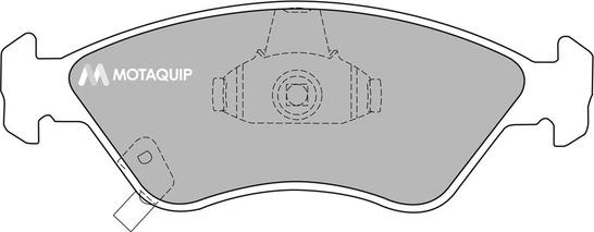 Motaquip LVXL1052 - Комплект спирачно феродо, дискови спирачки vvparts.bg