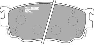 Motaquip LVXL1068 - Комплект спирачно феродо, дискови спирачки vvparts.bg