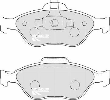 Motaquip LVXL1063 - Комплект спирачно феродо, дискови спирачки vvparts.bg