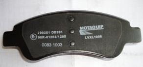 Motaquip LVXL1006 - Комплект спирачно феродо, дискови спирачки vvparts.bg