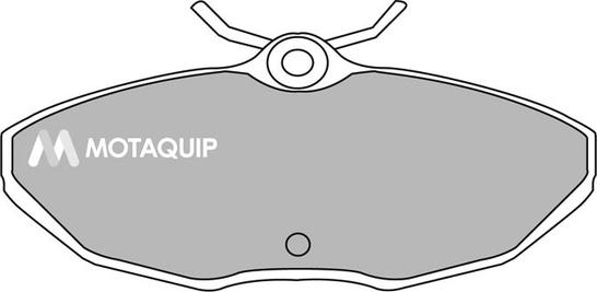 Motaquip LVXL1000 - Комплект спирачно феродо, дискови спирачки vvparts.bg