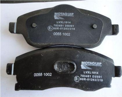 Motaquip LVXL1014 - Комплект спирачно феродо, дискови спирачки vvparts.bg