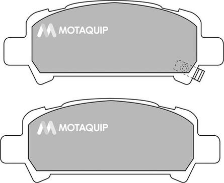 Motaquip LVXL1010 - Комплект спирачно феродо, дискови спирачки vvparts.bg