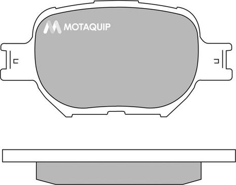 Motaquip LVXL1011 - Комплект спирачно феродо, дискови спирачки vvparts.bg