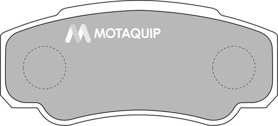 Motaquip LVXL1089 - Комплект спирачно феродо, дискови спирачки vvparts.bg