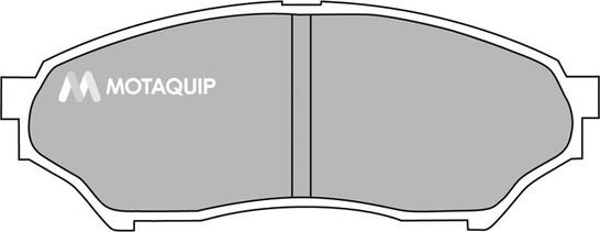 Motaquip LVXL1080 - Комплект спирачно феродо, дискови спирачки vvparts.bg