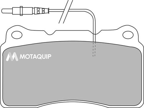 Motaquip LVXL1088 - Комплект спирачно феродо, дискови спирачки vvparts.bg