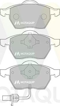 Motaquip LVXL1022 - Комплект спирачно феродо, дискови спирачки vvparts.bg