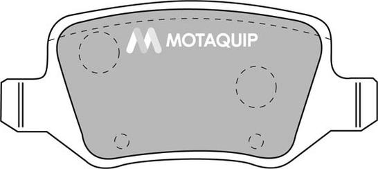 Motaquip LVXL1077 - Комплект спирачно феродо, дискови спирачки vvparts.bg